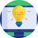 Education Bulb Idea Icon