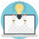 Startup Bulb Idea Icon