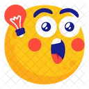 Idea Bulb Emoticons Icon