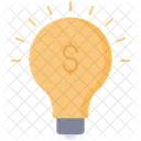 Idea Shine Dollar Icon