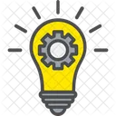 Idea Brainstorm Bulb Icon