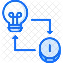 Idea Bulb Exchange Icon