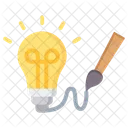 Idea Brush Creative Icon