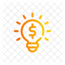 Idea Light Bulb Finance Icon