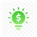 Idea Light Bulb Finance Icon