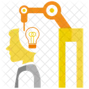 Idea Robot Businessman Icon