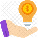 Idea Dollar Investment Idea Icon