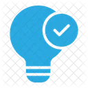 Idea Invention Light Bulb Icon