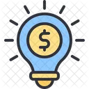 Idea Invention Dollar Icon