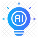 Idea Artificial Intelligence Tech Icon