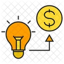 Idea Dinero Invertir Icono