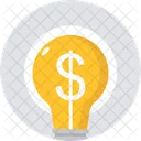 Idea Lampadina Affari Icon