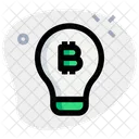 Idea de bitcoin  Icono