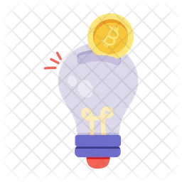 Idea de bitcoin  Icono