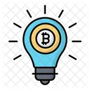 Idea de bitcoin  Icono