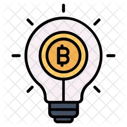 Idea de bitcoin  Icono