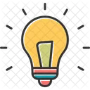 Idea Bulb Brainstorm Bulb Icon