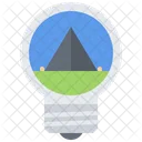 Idea de acampar  Icono