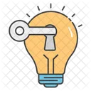 Clave De Idea Simbolo De Solucion Acceso A Idea Icon