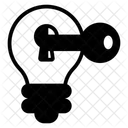 Idea Clave Idea De Acceso Clave De Desbloqueo Icono