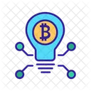 Idea de criptomoneda  Icono