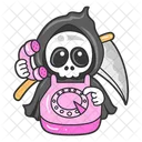 Angel De La Muerte Fantasma Halloween Icono