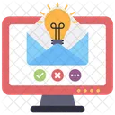 Idea de correo electrónico  Icono