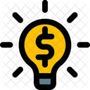 Idea De Dinero Idea De Finanzas Dinero De Lampara Icon