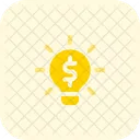 Idea De Dinero Idea De Finanzas Dinero De Lampara Icono