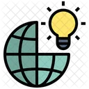 Idea De Negocio Global Creativo Idea Icono