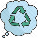 Idea de reciclaje  Icono