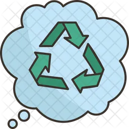 Idea de reciclaje  Icono