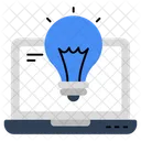 Idea En Linea Innovacion Idea Brillante Icon