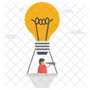 Idea Foreseeing Innovation Idea Prediction Icon