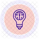 Idea Generation Color Circle Icon Icon