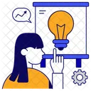 Idea Generation Idea Management Idea Development Icon