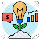 Idea Growth  Icon