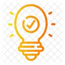 Idea Lightbulb Invention Icon