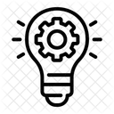 Idea Settings Lightbulb Icon