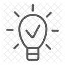 Idea Solucion Lampara Icono