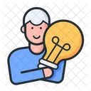 Idea Solucion Bombilla Icono