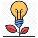 Idea Solucion Bombilla Icono