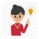 Idea Teacher Woman Icon
