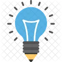 Bulb Pencil Innovation Icon