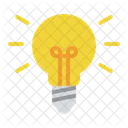 Idea Lamp Education Student Icon