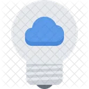 Idea De Nube Bombilla De Nube Nube Icono