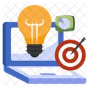 Idea Objetivo Innovacion Idea Brillante Icon