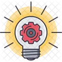 Idea Optimization Cogwheel Icon