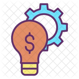Idea Optimization Dollar  Icon