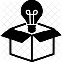 Idea Out Of Box Innovation Blue Ocean Icon